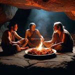 The history of communal dining traditions.