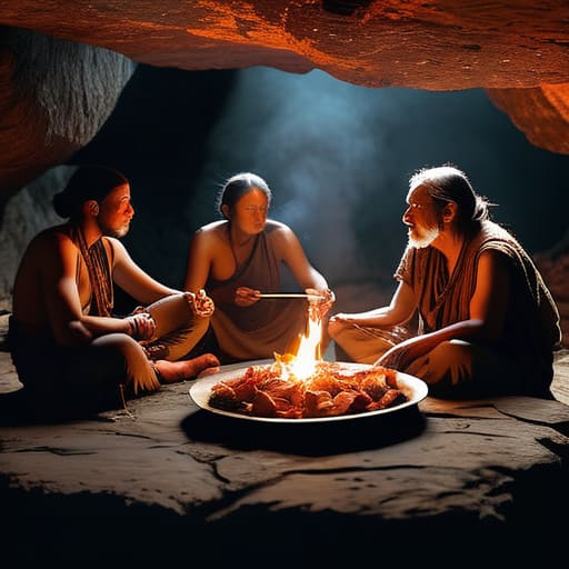The history of communal dining traditions.